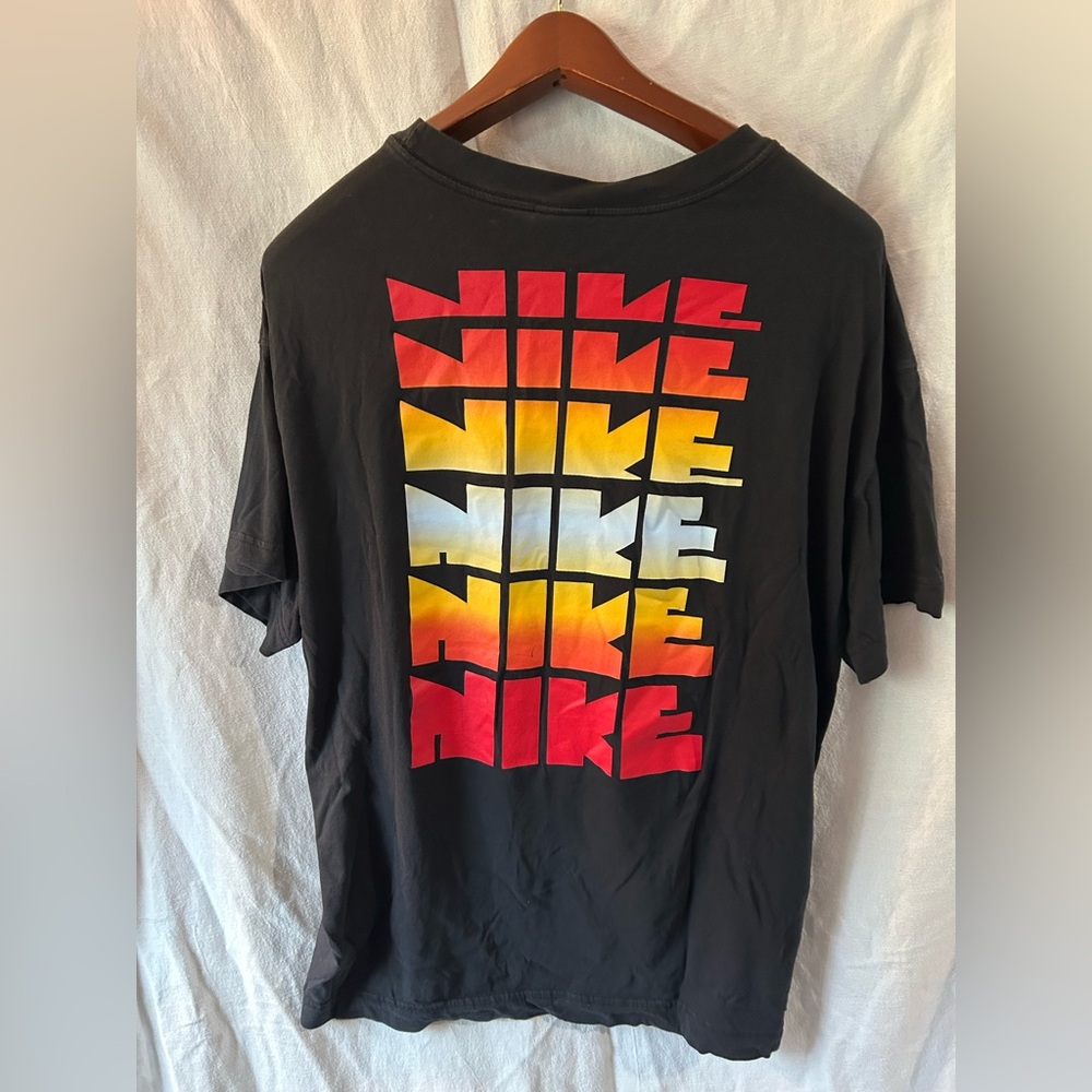 Vintage Nike Sellout White Tag Tshirt Mens Black Tee Size XXL Multicolor - Picture 2 of 2